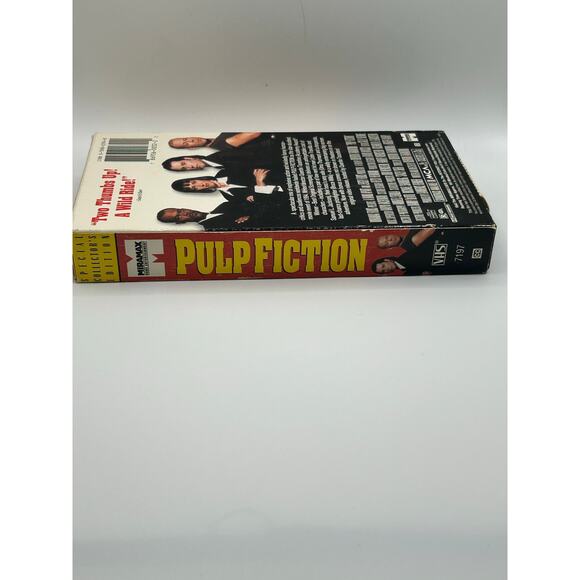 Special Collector's Edition VHS Copy of Quentin Tarantino's Movie Pulp Fiction - Picture 4 of 11